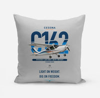 Thumbnail for Cessna 162 Skycatcher design on light gray pillow