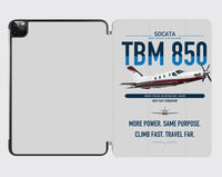 Thumbnail for Socata TBM 850 design on light gray ipad tablet case