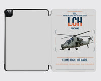 Thumbnail for HAL LCH Prachand design on light gray ipad tablet case