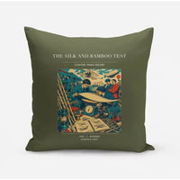 Thumbnail for VINTAGE G4326 - The Silk And Bamboo Test - Designed Pillows design on greenarmy
