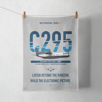 Thumbnail for Airbus C295 SIGINT design on light gray towel