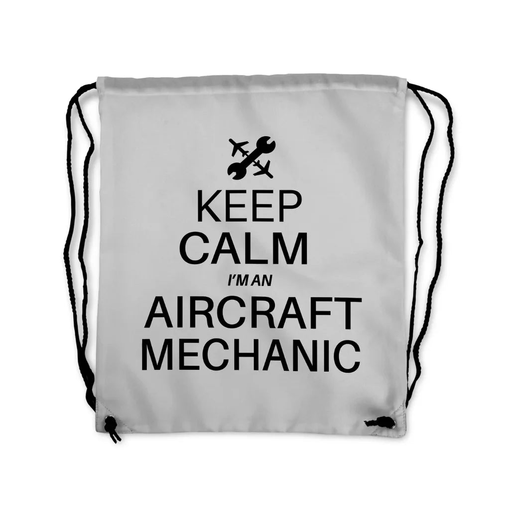Aircraft Mechanic Drawstring Bag - view 6