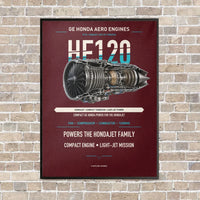 Thumbnail for HF120 vertical canvas print - framed - dark red background