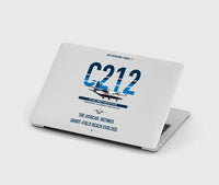 Thumbnail for CASA C-212-300 Aviocar design on light gray MacBook case