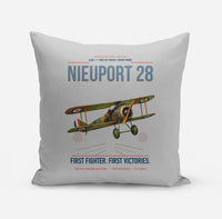Thumbnail for Nieuport 28C.1 design on light gray pillow