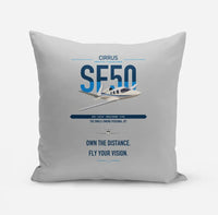 Thumbnail for Cirrus Vision Jet G2+ design on light gray pillow