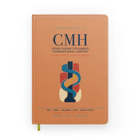 Thumbnail for John Glenn Columbus International Airport (CMH) design on orange notebook