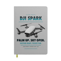 Thumbnail for DJI Spark design on light gray notebook