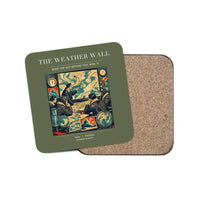 Thumbnail for The Weather Wall - Designed Coasters design on green army 1-piece
