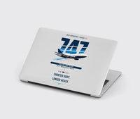 Thumbnail for Boeing 747SP design on light gray MacBook case
