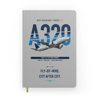 Thumbnail for Airbus A320 design on light gray notebook