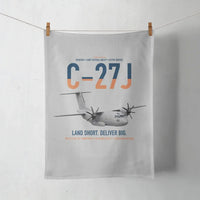 Thumbnail for C-27J Spartan design on light gray towel