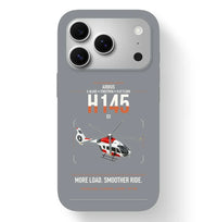 Thumbnail for Airbus H145 D3 design on gray magsafe iphone case, for iPhone 17 Pro