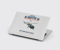 Thumbnail for Aérospatiale SA 316B Alouette III design on light gray MacBook case