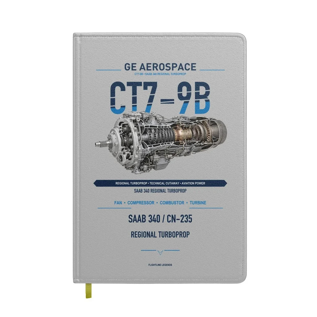 CT7-9B design on light gray notebook