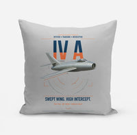 Thumbnail for Dassault Mystère IV A design on light gray pillow