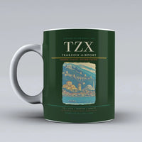 Thumbnail for Airport TZX Mug design on dark green trabzon