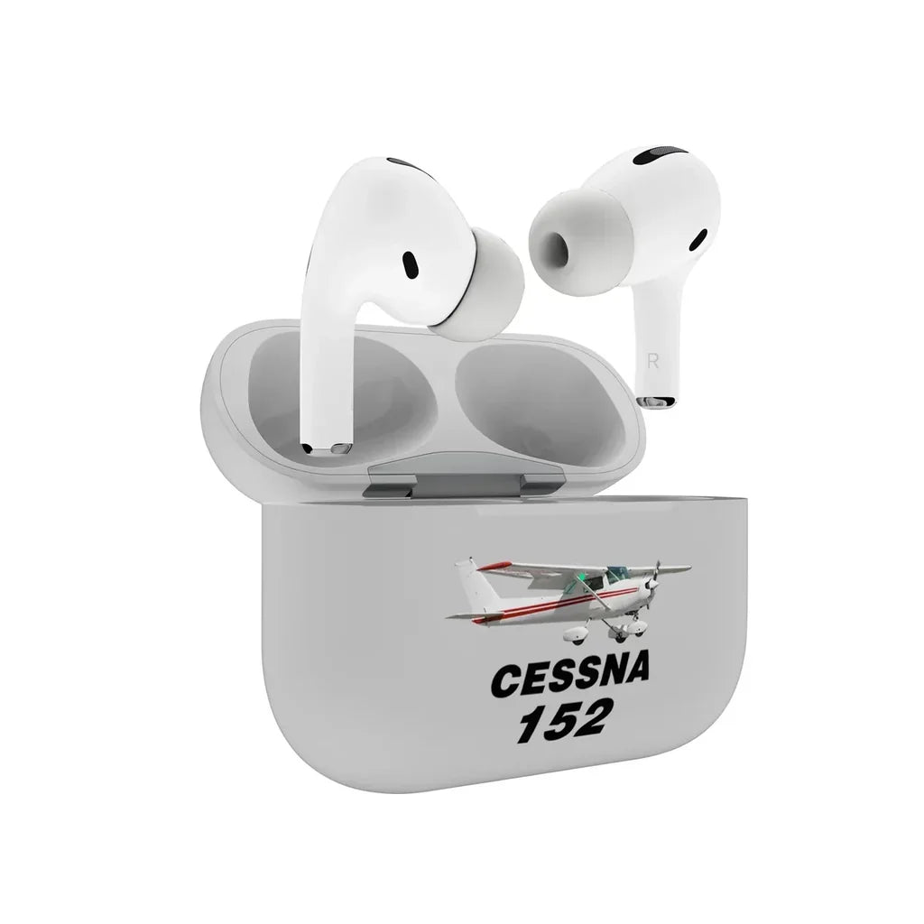 The Cessna 152 AirPods Pro plastic case - Light Gray
