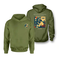 Thumbnail for VINTAGE G4514 - The Radio Room Watch - Double-Side Hoodie design on greenarmy double side