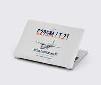 Thumbnail for Airbus C295M T.21 design on light gray MacBook case