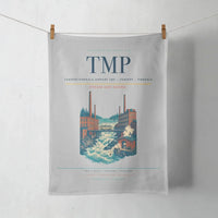 Thumbnail for Tampere-Pirkkala Airport (TMP) design on light gray towel