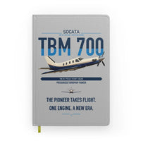 Thumbnail for Socata TBM 700 design on light gray notebook