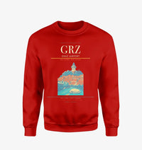 Thumbnail for Graz Airport (GRZ) design on red sweatshirt