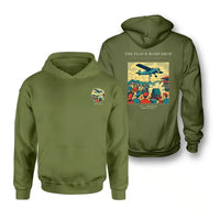 Thumbnail for VINTAGE G4259 - The Flour Bomb Drop - Double-Side Hoodie design on greenarmy double side