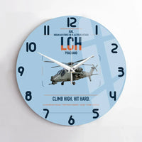 Thumbnail for HAL LCH Prachand design on light blue no frame wall clock