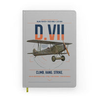 Thumbnail for Fokker D.VII design on light gray notebook