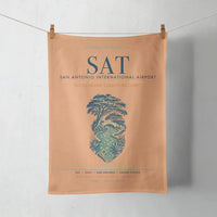 Thumbnail for San Antonio International Airport (SAT) design on orange towel