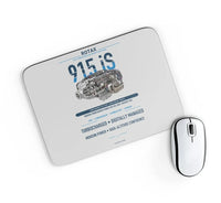 Thumbnail for 915 iS design on light gray rectangle mouse pad