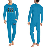Thumbnail for The Only Six Pack I Will Ever Need men pajamas - Light Blue
