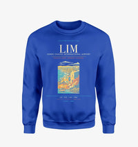 Thumbnail for Lima Jorge Chavez International Airport LIM Sweatshirt - Blue