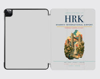 Thumbnail for Kharkiv International Airport (HRK) design on light gray ipad tablet case
