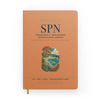 Thumbnail for Francisco C. Ada Saipan International Airport (SPN) design on orange notebook