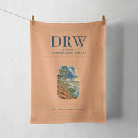 Thumbnail for Darwin International Airport (DRW) design on orange towel