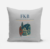 Thumbnail for Karlsruhe–Baden-Baden Airport (FKB) design on light gray pillow
