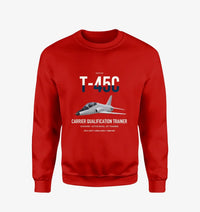 Thumbnail for T-45C Goshawk design on red sweatshirt