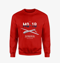 Thumbnail for MQ-1B Predator design on red sweatshirt