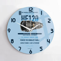 Thumbnail for HF120 design on light blue no frame wall clock