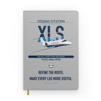 Thumbnail for Cessna Citation XLS design on light gray notebook