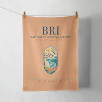Thumbnail for Bari Karol Wojtyła Airport (BRI) design on orange towel