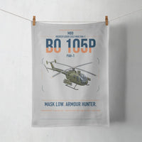Thumbnail for MBB BO 105P PAH-1 design on light gray towel