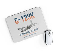 Thumbnail for C-123K Provider design on light gray rectangle mouse pad
