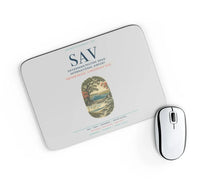 Thumbnail for Savannah-Hilton Head International Airport (SAV) design on light gray rectangle mouse pad