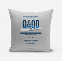 Thumbnail for De Havilland Dash 8-400 design on light gray pillow
