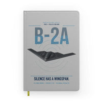 Thumbnail for B-2A Spirit design on light gray notebook