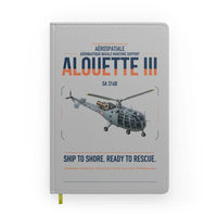 Thumbnail for Aérospatiale SA 316B Alouette III design on light gray notebook