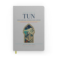 Thumbnail for Tunis-Carthage International Airport (TUN) design on light gray notebook